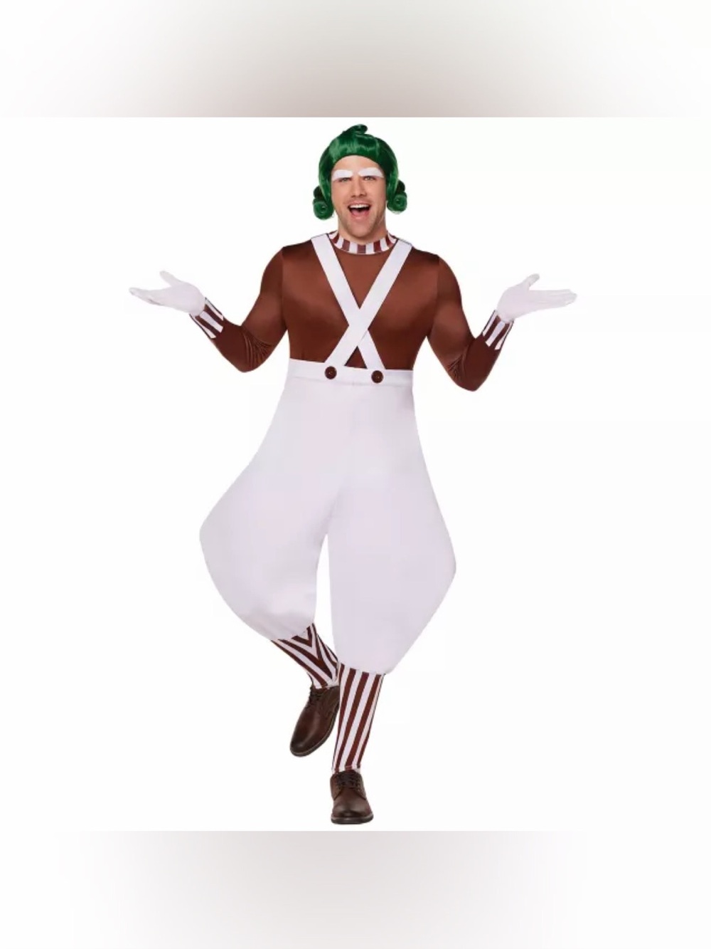 Willy Wonka and the Chocolate Factory Adult Oompa Loompa Costume Size S